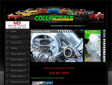 Tablet Screenshot of collingdaleperformance.com